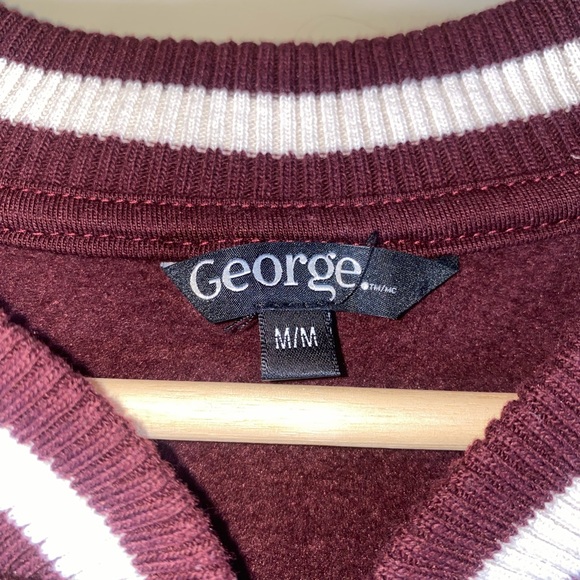 Burgundy George Sweater - Picture 2 of 3